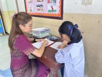 หน่วยศึกษานิเทศก์ ตรวจเยี่ยมสถานศึกษาในสังกัดดำเนินโครงการส่งเสริมการอ่านสำหรับนักเรียนในสังกัดเทศบาลนครแม่สอด ประจำปี 2566