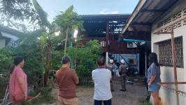 ดับเพลิงแม่สอด ออกระงับเหตุเพลิงไหม้บ้านประชาชน หน้าปั๊มน้ำมันนอร์ท ถนนราษฎร์อุทิศ