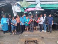 ดับเพลิงแม่สอด ออกฉีดล้างทำความสะอาดตลาดบ้านเหนือ