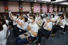 กองยุทธฯ เข้าร่วมโครงการฝึกอบรมส่งเสริมคุณธรรมจริยธรรม บุคลากรในสังกัดเทศบาลนครแม่สอด    