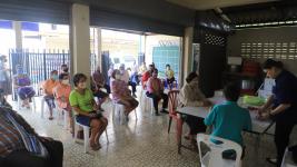 แจกเบี้ยยังชีพผู้สูงอายุและผู้พิการ ประจำเดือน มิถุนายน 2563