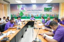 เทศบาลนครแม่สอดร่วมกับองค์การบริหารส่วนตำบลแม่ปะจัดประชุมหารือแนวทางการขอใช้ประโยชน์ที่ดินสาธารณะตามมาตรา 9 แห่งประมวลกฎหมายที่ดิน