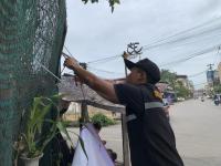 เทศกิจแม่สอด ออกดำเนินการจัดเก็บป้ายไม่ได้รับการอนุญาตขอติดตั้ง พื้นที่เทศบาลนครแม่สอด