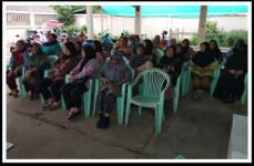 งานพัฒนาชุมชน-เลือกตั้งหัวหน้ากลุ่มพัฒนาสตรีในเขตเทศบาลนครแม่สอด ทั้ง 20 ชุมชน