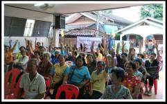 งานพัฒนาชุมชน-เลือกตั้งหัวหน้ากลุ่มพัฒนาสตรีในเขตเทศบาลนครแม่สอด ทั้ง 20 ชุมชน