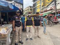 งานเทศกิจนครแม่สอด ออกตรวจความเรียบร้อยและจัดระเบียบตลาดเทศบาลนครแม่สอด 20 ก.ย.2566
