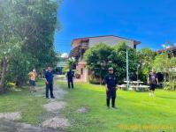 ดับเพลิงแม่สอด ออกตัดต้นไม้แนวสายไฟฟ้า บริเวณหลัง บริษัท AIA