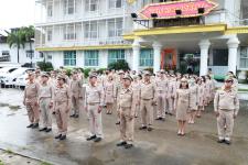 กองยุทธศาสาตร์และงบประมาณ เข้าร่วมกิจกรรมเคารพธงชาติ เนื่องในวันพระราชทานธงชาติไทย