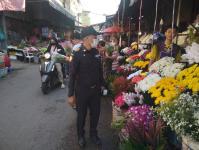 งานเทศกิจนครแม่สอด ออกตรวจความเรียบร้อยและจัดระเบียบตลาดเทศบาลนครแม่สอด 3 ต.ค..2566