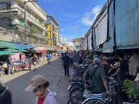 งานเทศกิจนครแม่สอด ออกตรวจความเรียบร้อยและจัดระเบียบตลาดเทศบาลนครแม่สอด 3 ต.ค..2566