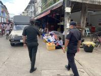 งานเทศกิจนครแม่สอด ออกตรวจความเรียบร้อยและจัดระเบียบตลาดเทศบาลนครแม่สอด 3 ต.ค..2566