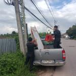 เทศกิจแม่สอด ออกดำเนินการจัดเก็บป้ายไม่ได้รับการอนุญาตขอติดตั้งและหมดอายุ พื้นที่เทศบาลนครแม่สอด