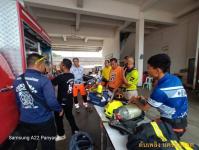 ดับเพลิงแม่สอด ต้อนรับคณะกู้ชีพ-กู้ภัย ดับเพลิงและบรรเทาสาธารณภัย จากทีมBobowin Emergency Rescue Servies จากเมียนมาร์