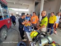 ดับเพลิงแม่สอด ต้อนรับคณะกู้ชีพ-กู้ภัย ดับเพลิงและบรรเทาสาธารณภัย จากทีมBobowin Emergency Rescue Servies จากเมียนมาร์