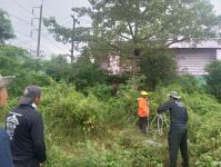 ดับเพลิงแม่สอด ออกตัดต้นไม้บริเวณข้างโรงเรียนเทศบาลเฉลิมพระเกียรติสมเด็จพระเทพรัตนราชสุดา ฯ