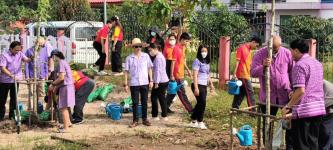 เทศบาลนครแม่สอดจัดกิจกรรมจัดกิจกรรมปลูกต้นไม้บริเวณโรงเรียนกีฬาเทศบาลนครแม่สอดและโรงเรียนเทศบาลเฉลิมพระเกียรติสมเด็จพระเทพรัตนราชสุดา ฯ สยามบรมราชกุมารี