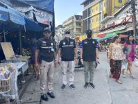 เจ้าหน้าที่เทศกิจ ออกตรวจความเรียบร้อยและจัดระเบียบตลาดเทศบาลนครแม่สอด 18 ต.ค.2566