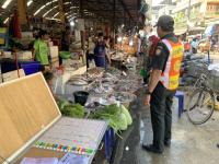 เจ้าหน้าที่เทศกิจ ออกตรวจความเรียบร้อยและจัดระเบียบตลาดเทศบาลนครแม่สอด 19 ต.ค.2566