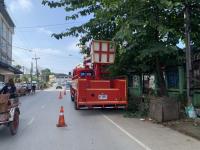 เจ้าหน้าที่เทศกิจ ออกตรวจความเรียบร้อยและจัดระเบียบตลาดเทศบาลนครแม่สอด 19 ต.ค.2566