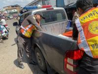 เจ้าหน้าที่เทศกิจ ออกตรวจความเรียบร้อยและจัดระเบียบตลาดเทศบาลนครแม่สอด 19 ต.ค.2566