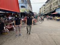 เจ้าหน้าที่เทศกิจ ออกตรวจความเรียบร้อยและจัดระเบียบตลาดเทศบาลนครแม่สอด 25 ต.ค.2566