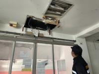 เทศกิจแม่สอด ออกตรวจสอบเหตุโจรขโมยสายไฟฟ้า ภายในโลตัสเล็กแม่สอด ร่วมตำรวจ สภ.แม่สอด