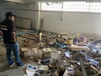 เทศกิจแม่สอด ออกตรวจสอบเหตุโจรขโมยสายไฟฟ้า ภายในโลตัสเล็กแม่สอด ร่วมตำรวจ สภ.แม่สอด