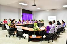 คณะผู้บริหารเทศบาลนครแม่สอดเยี่ยมสถานศึกษาในการประชุมบุคลากรทางการศึกษาประจำเดือนตุลาคม 2566