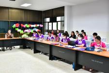 คณะผู้บริหารเทศบาลนครแม่สอดเยี่ยมสถานศึกษาในการประชุมบุคลากรทางการศึกษาประจำเดือนตุลาคม 2566