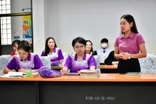 คณะผู้บริหารเทศบาลนครแม่สอดเยี่ยมสถานศึกษาในการประชุมบุคลากรทางการศึกษาประจำเดือนตุลาคม 2566