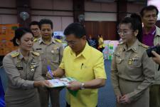 ร่วมกิจกรรมรณรงค์ยุติความรุนแรงต่อเด็ก สตรี และบุคคลในครอบครัว และความรุนแรงในสังคมทุกรูปแบบ ร่วมกับหน่วยงานราชการ ภาคองค์กรเอกชน ภาคประชาชนในจังหวัดตาก