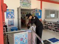 เจ้าหน้าที่เทศกิจ ออกตรวจตามมาตรการรักษาความปลอดภัยในโรงเรียน เขตเทศบาลนครแม่สอด 20/11/2566