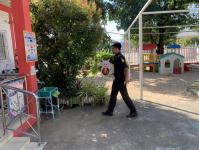 เจ้าหน้าที่เทศกิจ ออกตรวจตามมาตรการรักษาความปลอดภัยในโรงเรียน เขตเทศบาลนครแม่สอด 20/11/2566