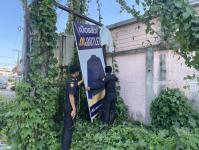 เทศกิจแม่สอด ออกดำเนินการจัดเก็บป้ายไม่ได้รับการอนุญาตขอติดตั้งและหมดอายุการขออนุญาตติดตั้ง พื้นที่เทศบาลนครแม่สอด