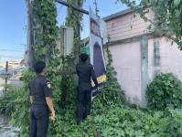 เทศกิจแม่สอด ออกดำเนินการจัดเก็บป้ายไม่ได้รับการอนุญาตขอติดตั้งและหมดอายุการขออนุญาตติดตั้ง พื้นที่เทศบาลนครแม่สอด