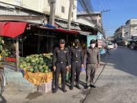 เจ้าหน้าที่เทศกิจ ออกตรวจความเรียบร้อยและจัดระเบียบตลาดเทศบาลนครแม่สอด 20 พ.ย.2566