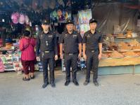 เจ้าหน้าที่เทศกิจ ออกตรวจความเรียบร้อยและจัดระเบียบตลาดเทศบาลนครแม่สอด 21 พ.ย.2566