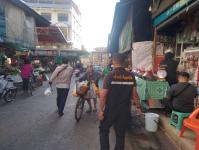 เจ้าหน้าที่เทศกิจ ออกตรวจความเรียบร้อยและจัดระเบียบตลาดเทศบาลนครแม่สอด 22 พ.ย.2566