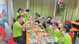 วิทยาลัยสูงวัยนครแม่สอด ภายใต้โครงการส่งเสริมสุขภาพผู้สูงอายุ สร้างจิตสดใส ร่างกายแข็งแรง กิจกรรมสัปดาห์ที่ 5