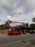 งานไฟฟ้าฯ ได้ออกปฏิบัติหน้าที่ซ่อมแซมไฟฟ้าส่องสว่างถนนสาธารณะในเขตชุมชนต่าง ๆ