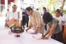 กองการศึกษาเทศบาลนครแม่สอด จัดการแข่งขันประกวดกระทง ประเภทสวยงาม โครงการจัดงานประเพณีลอยกระทง ประจำปีงบประมาณ พ.ศ. 2567