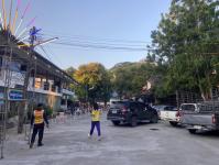 เทศกิจแม่สอด ดูแลความปลอดภัยการจัดงานเทศกาลลอยกระทงวัดมณีไพรสณฑ์