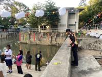 เทศกิจแม่สอด ดูแลความปลอดภัยการจัดงานเทศกาลลอยกระทงวัดมณีไพรสณฑ์