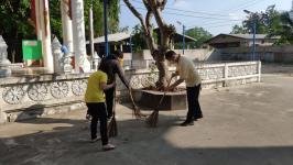 กองการศึกษาร่วมกิจกรรมจิตอาสาบำเพ็ญสาธารณประโยชน์