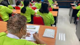 วิทยาลัยสูงวัยนครแม่สอด ภายใต้โครงการส่งเสริมสุขภาพผู้สูงอายุ สร้างจิตสดใส ร่างกายแข็งแรง กิจกรรมสัปดาห์ที่ 6