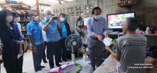 ลงพื้นที่เยี่ยมผู้ป่วยติดเตียง และผู้พิการ ชุมชนวัดหลวง และชุมชนมณีไพรสณฑ์ จำนวน 4 ราย 