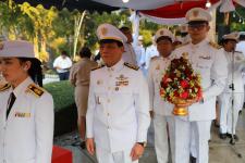 กองยุทธศาสตร์และงบประมาณ ร่วมพิธีวันสมเด็จพระเจ้าตากสินมหาราช และพิธีบวงสรวงดวงพระวิญญาณสมเด็จพระเจ้าตากสินมหาราช เพื่อน้อมรำลึกในพระมหากรุณาธิคุณ