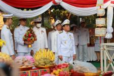 กองยุทธศาสตร์และงบประมาณ ร่วมพิธีวันสมเด็จพระเจ้าตากสินมหาราช และพิธีบวงสรวงดวงพระวิญญาณสมเด็จพระเจ้าตากสินมหาราช เพื่อน้อมรำลึกในพระมหากรุณาธิคุณ