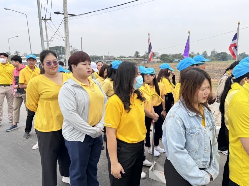 กองการศึกษาร่วมกิจกรรมจิตรอาสาปรับภูมิทัศน์ถนนทางหลวงชนบท 3050