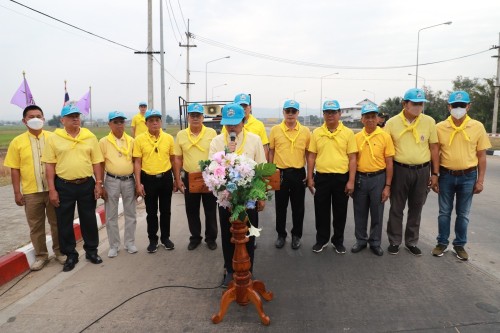 กองยุทธศาสตร์และงบประมาณ เข้าร่วมกิจกรรมจิตอาสาปรับภูมิทัศน์เส้นทางเสด็จฯ ถนนทางหลวงชนบท 3050